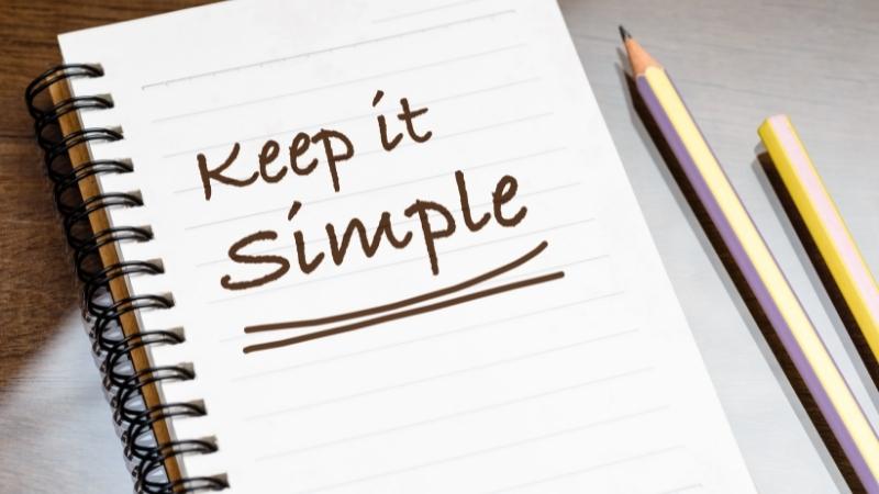 keep life simple