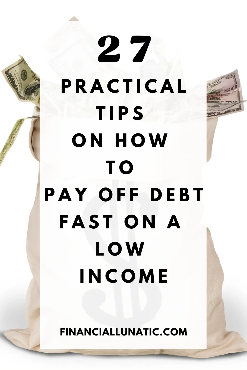 how to pay off debt fast with low income