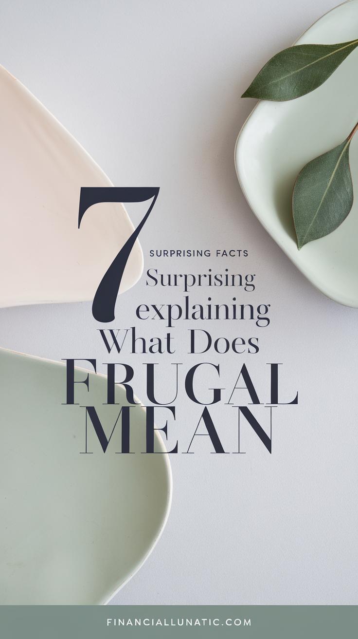 what does frugal mean