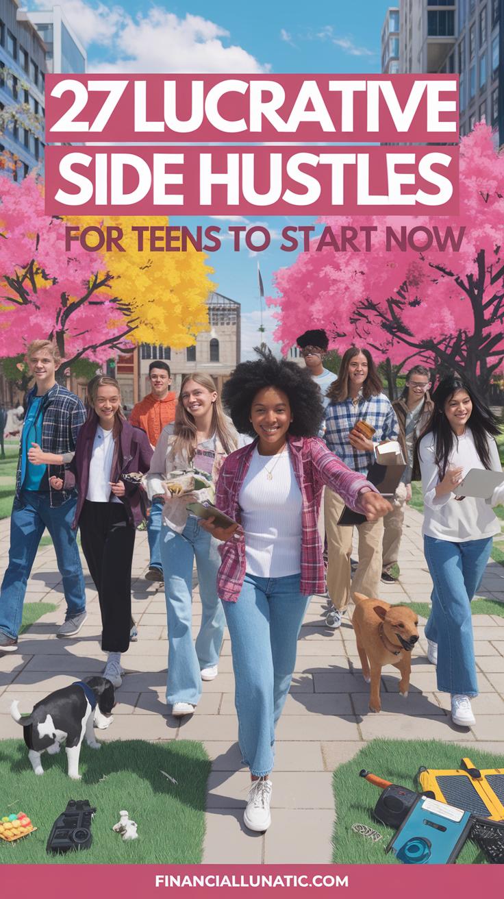 side hustles for teens