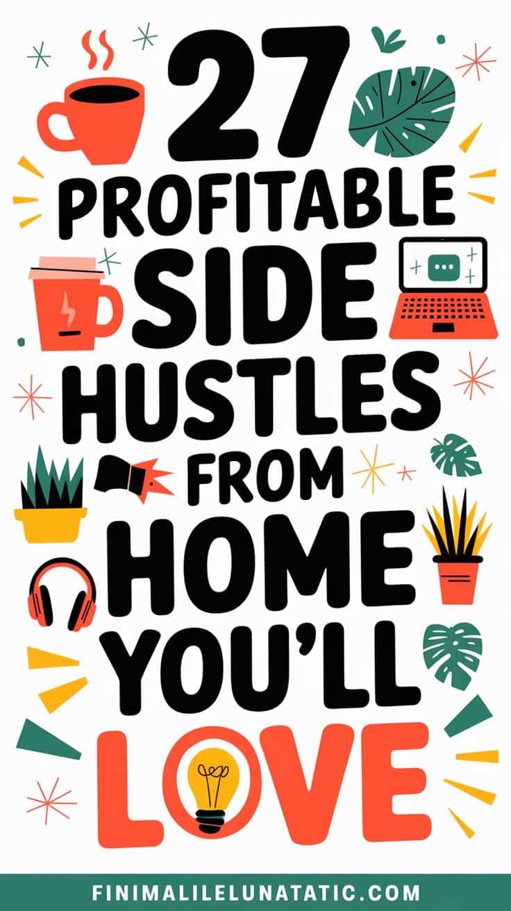 side hustles from home