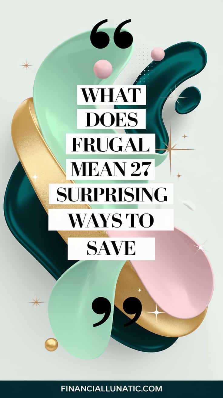 what does frugal mean