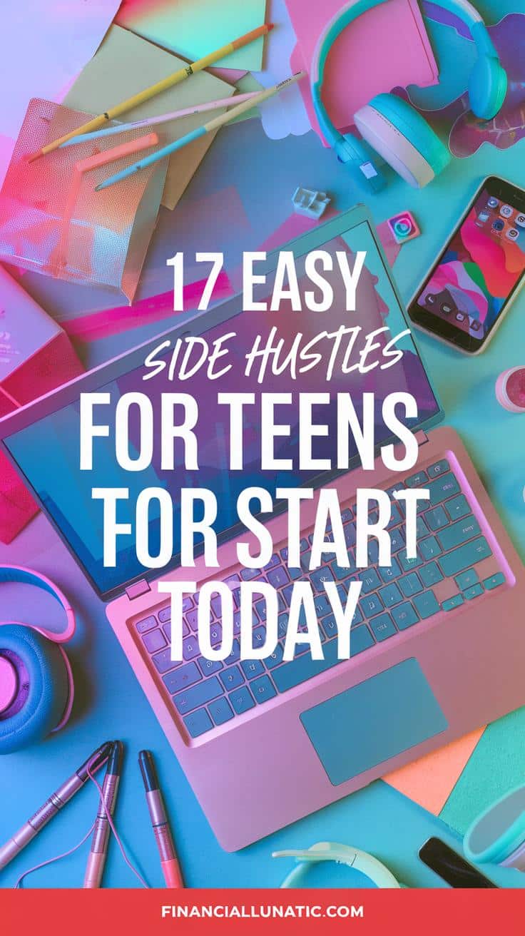 easy side hustles for teens