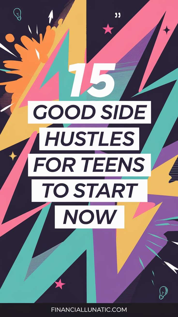 good side hustles for teens