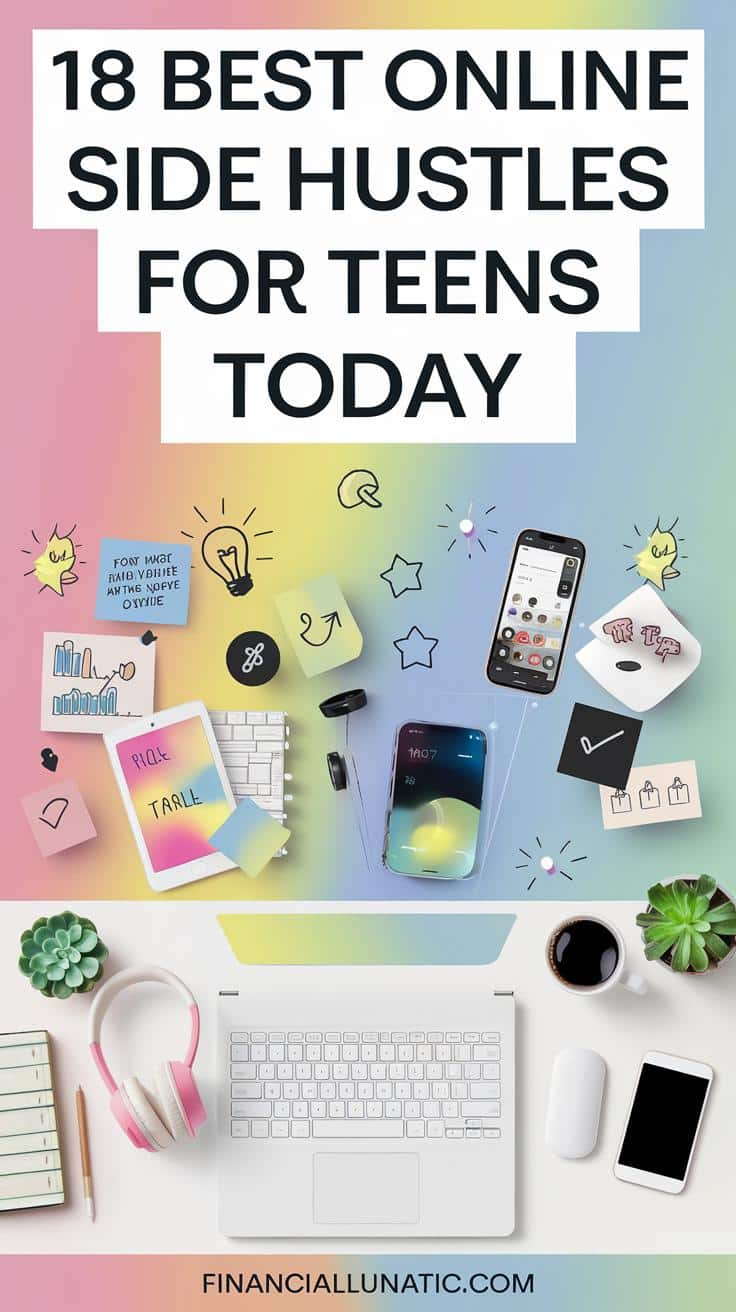 online side hustles for teens