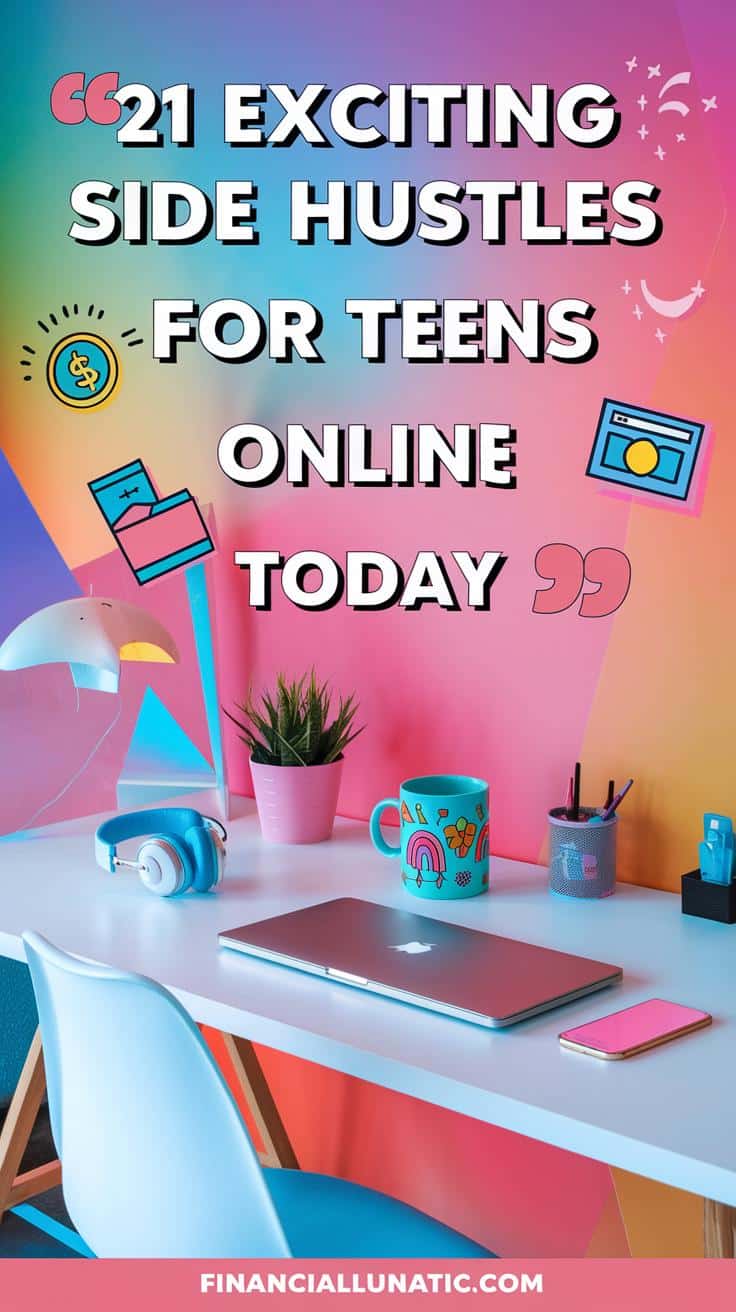 side hustles for teens online
