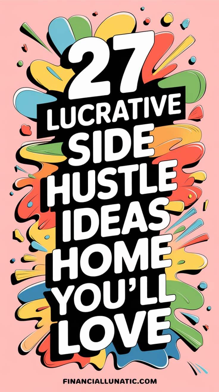 side hustle ideas from home
