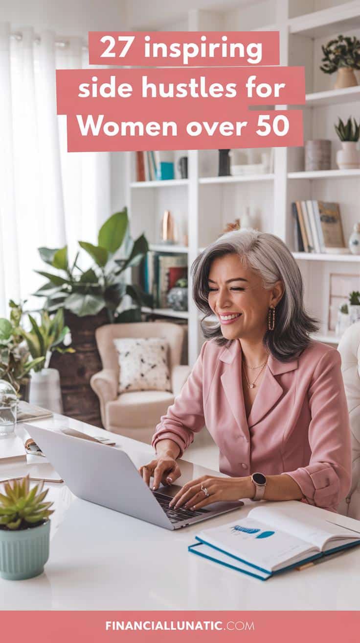 side hustles for women over 50