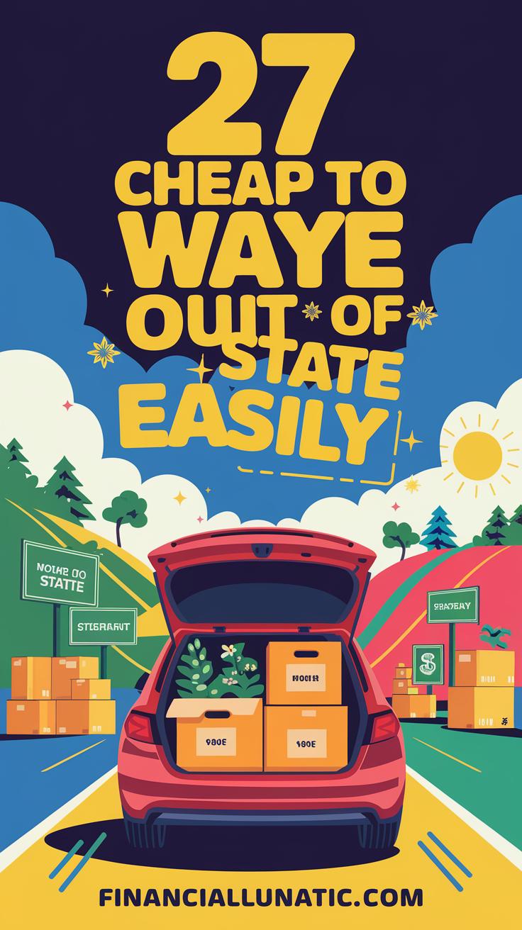 cheap ways to move out of state